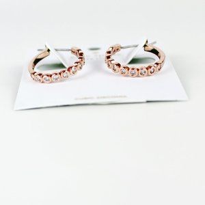NWT Kate Spade bezel cz Earring